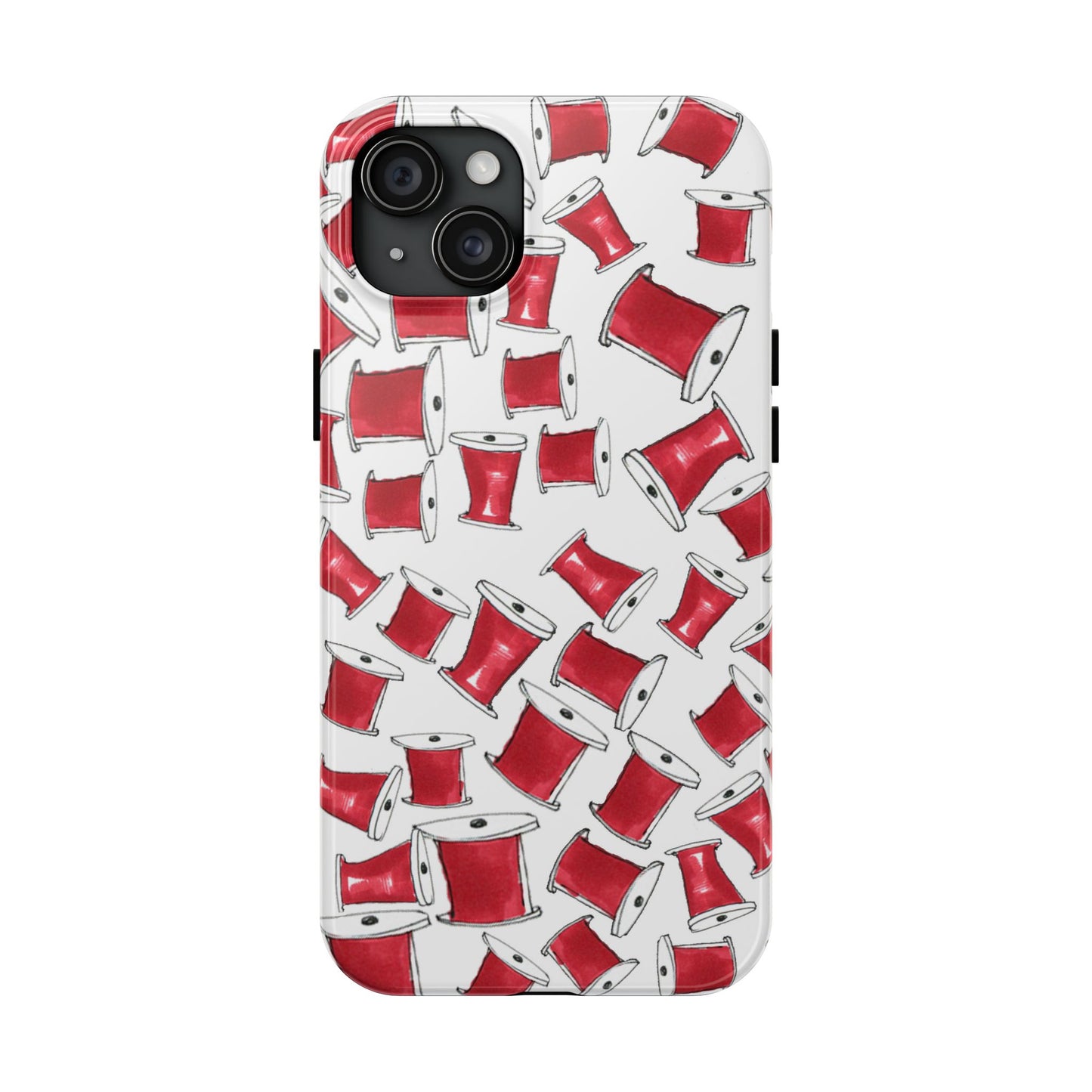 Red Thread White Phone Case