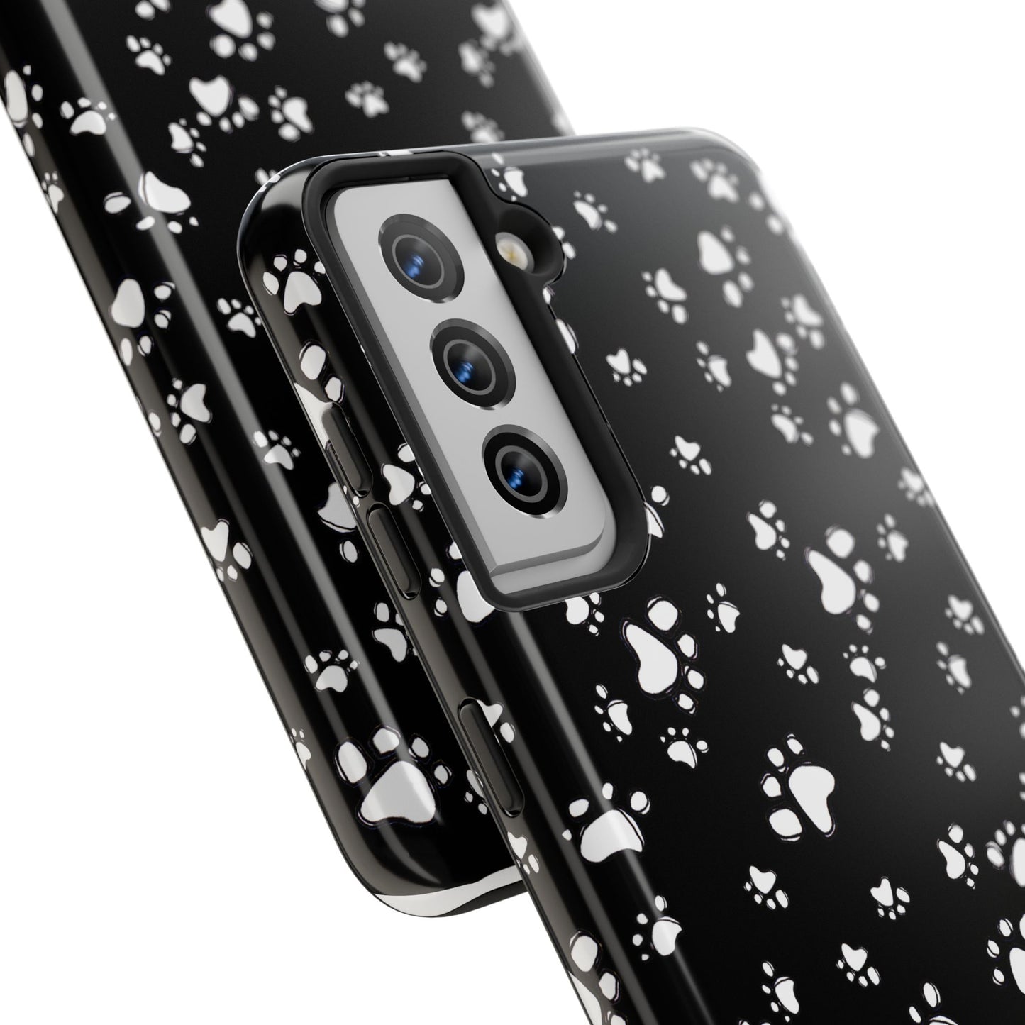 Paw Flakes Black Phone Case