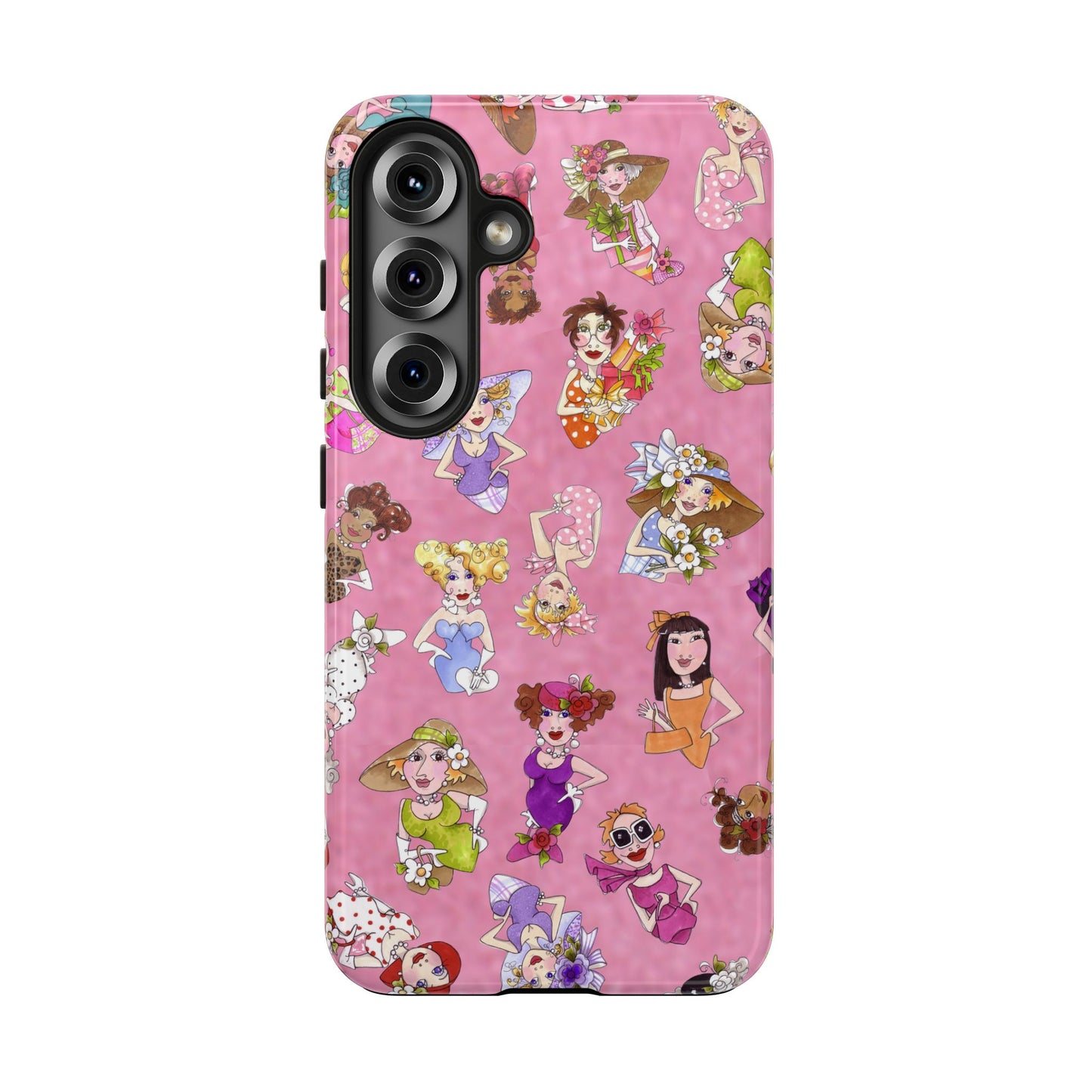 Fast Women Tossed Pink Phone Case