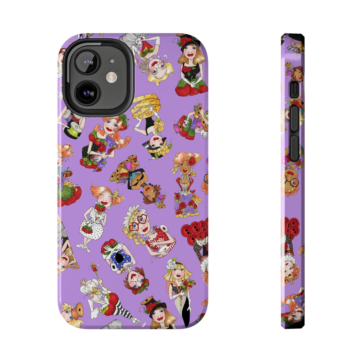 Curious Toss Purple Phone Case
