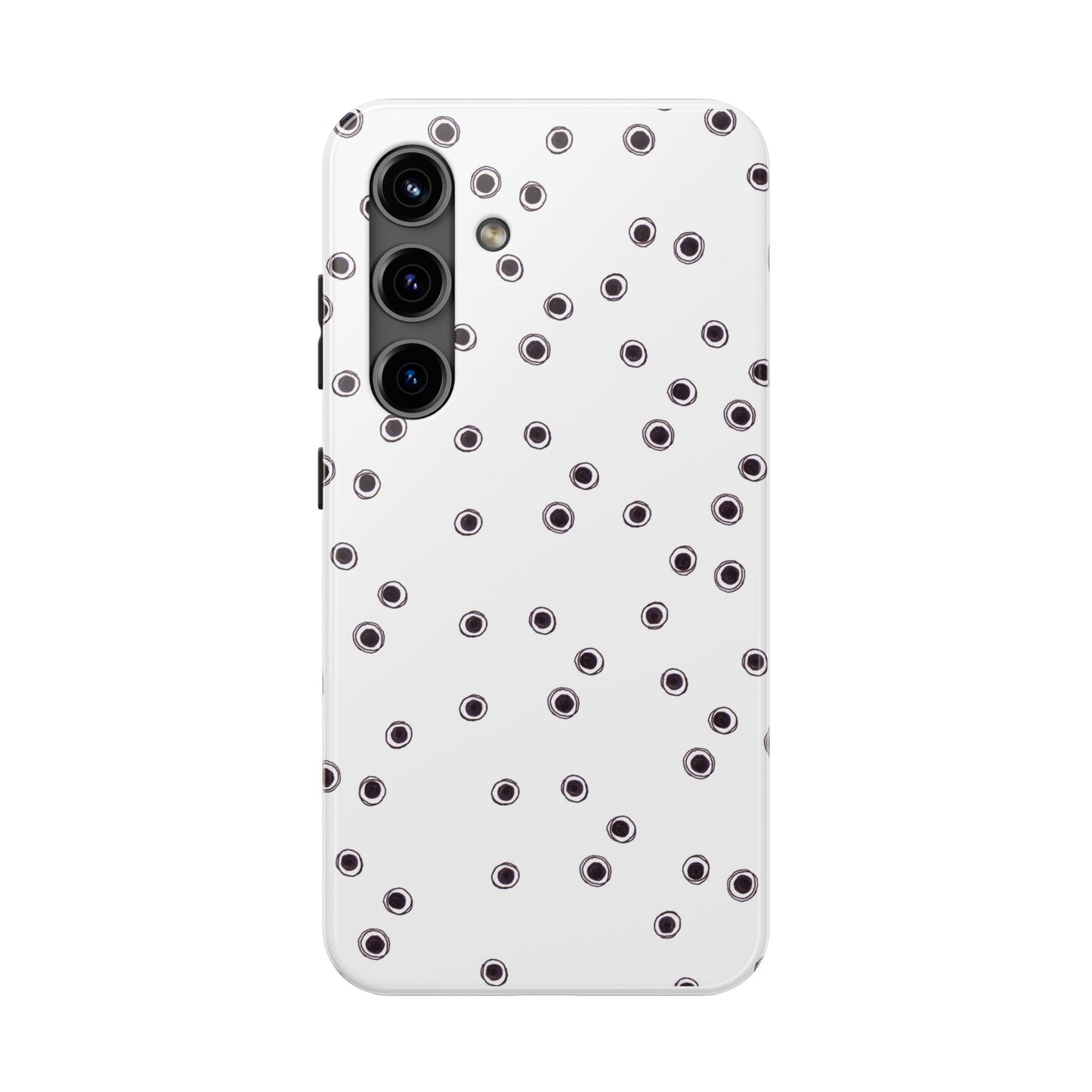 Halo Dots White Phone Case