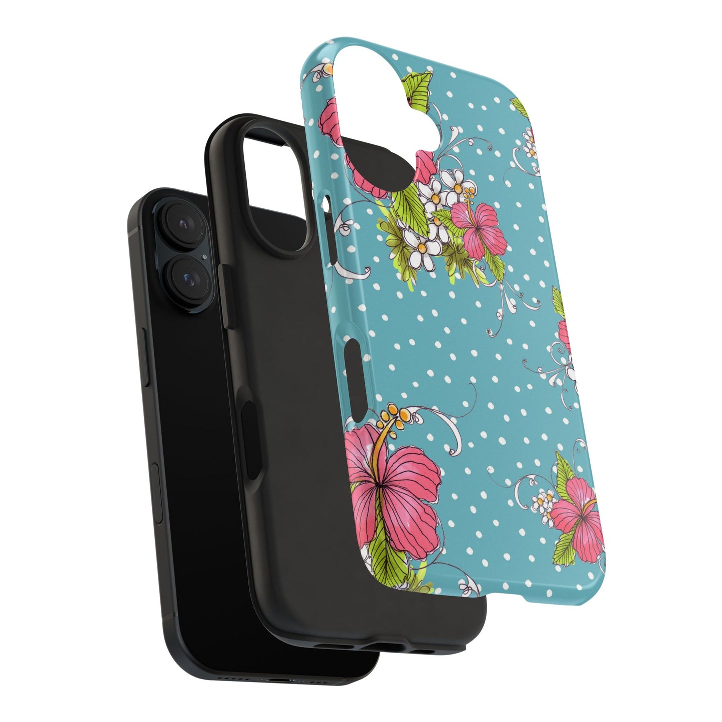 Lady Luau Turquoise Phone Case