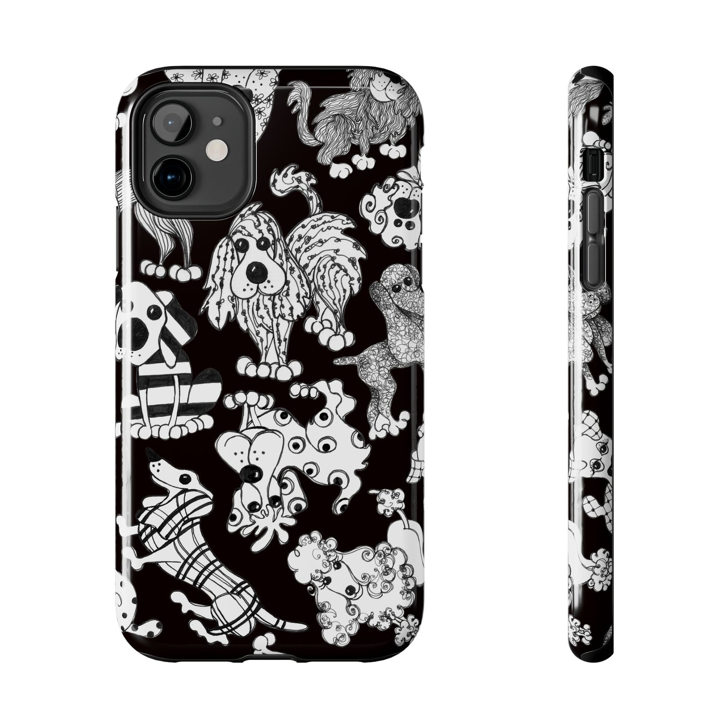 Dear Doggies Black Phone Case