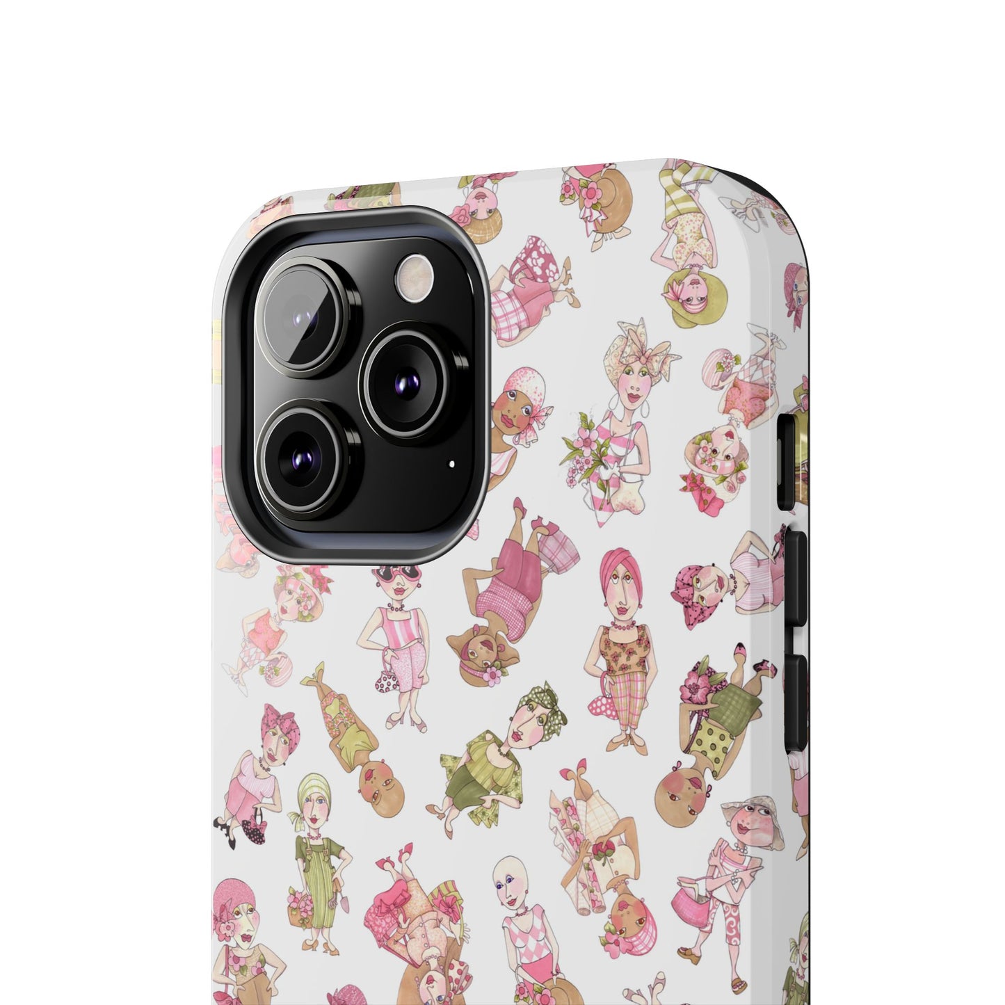 Tossed Ladies White Phone Case