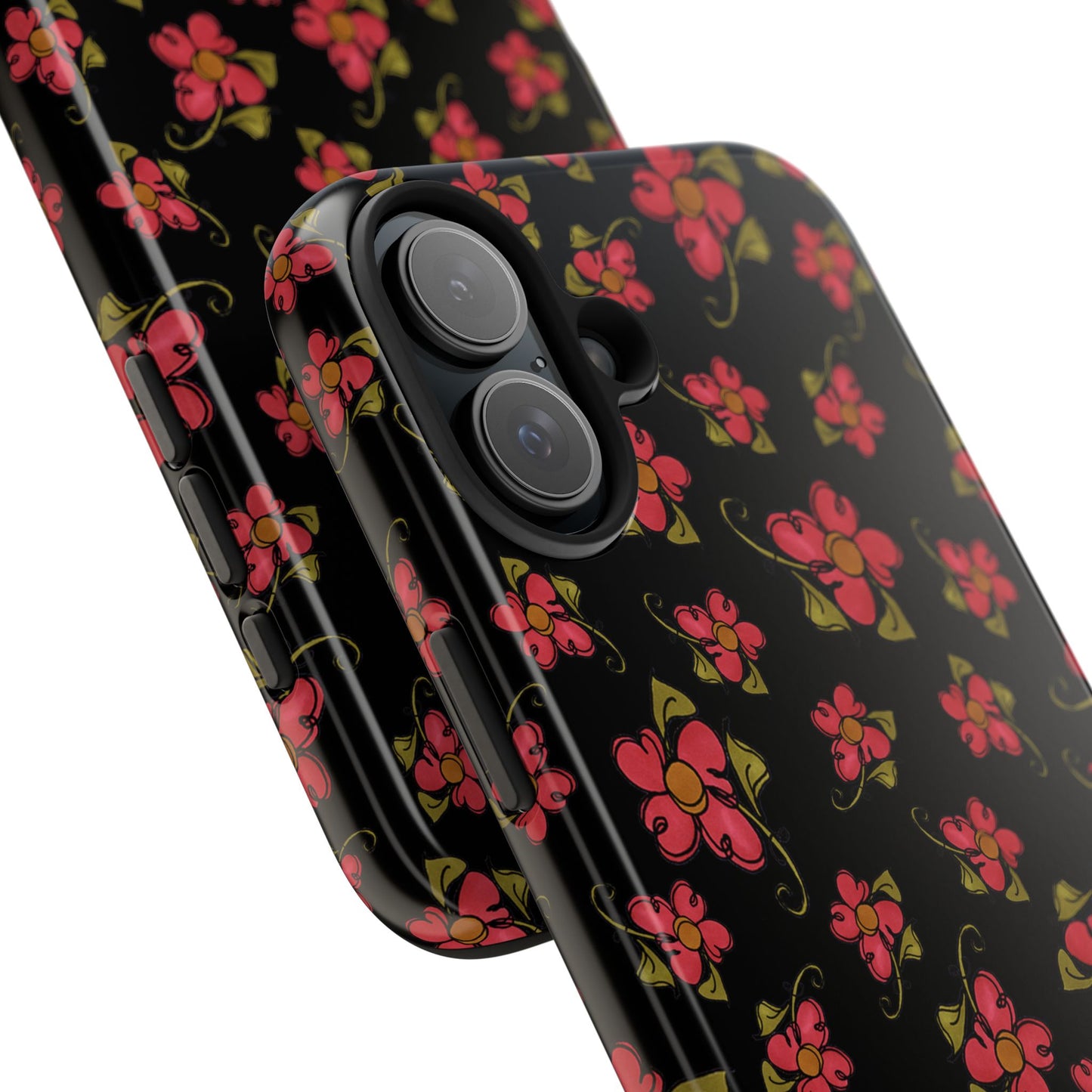 Daisy Caper Black Phone Case