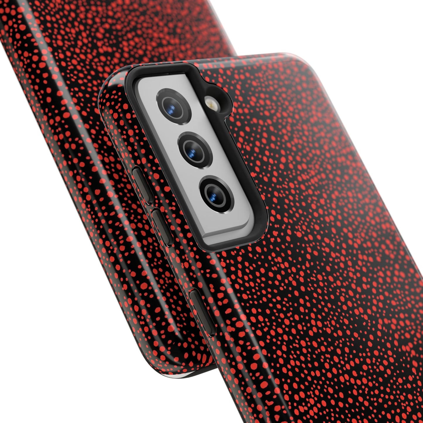 Confetti Red / Black Phone Case