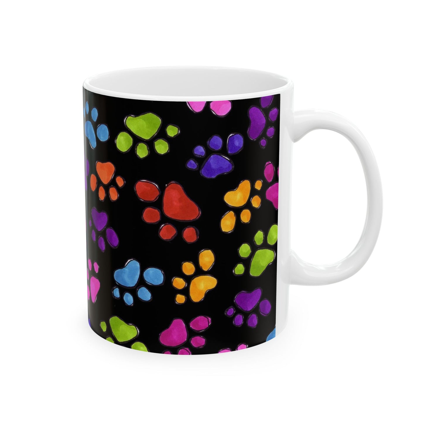 Fancy Paws Black / Multi Cup