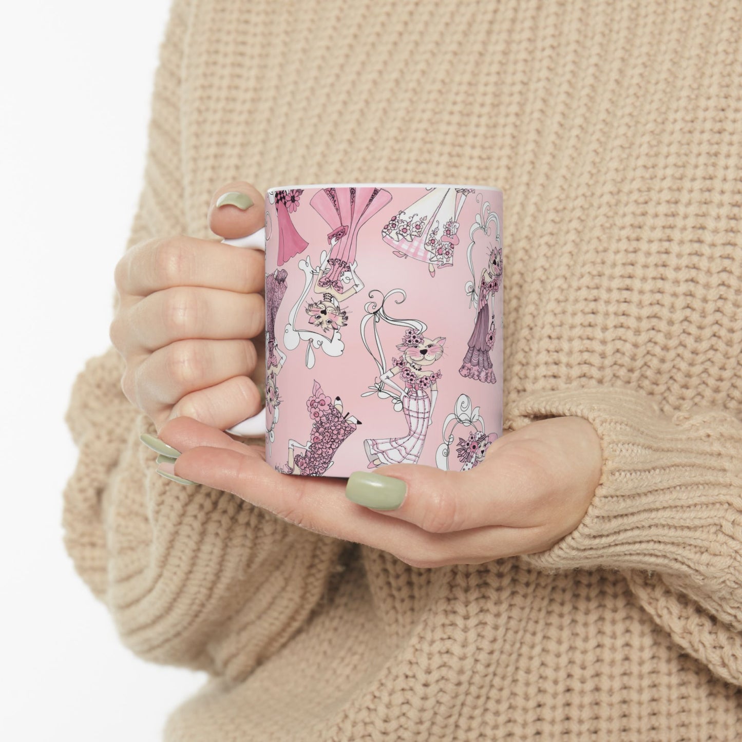 Lady Cats Tossed Cup