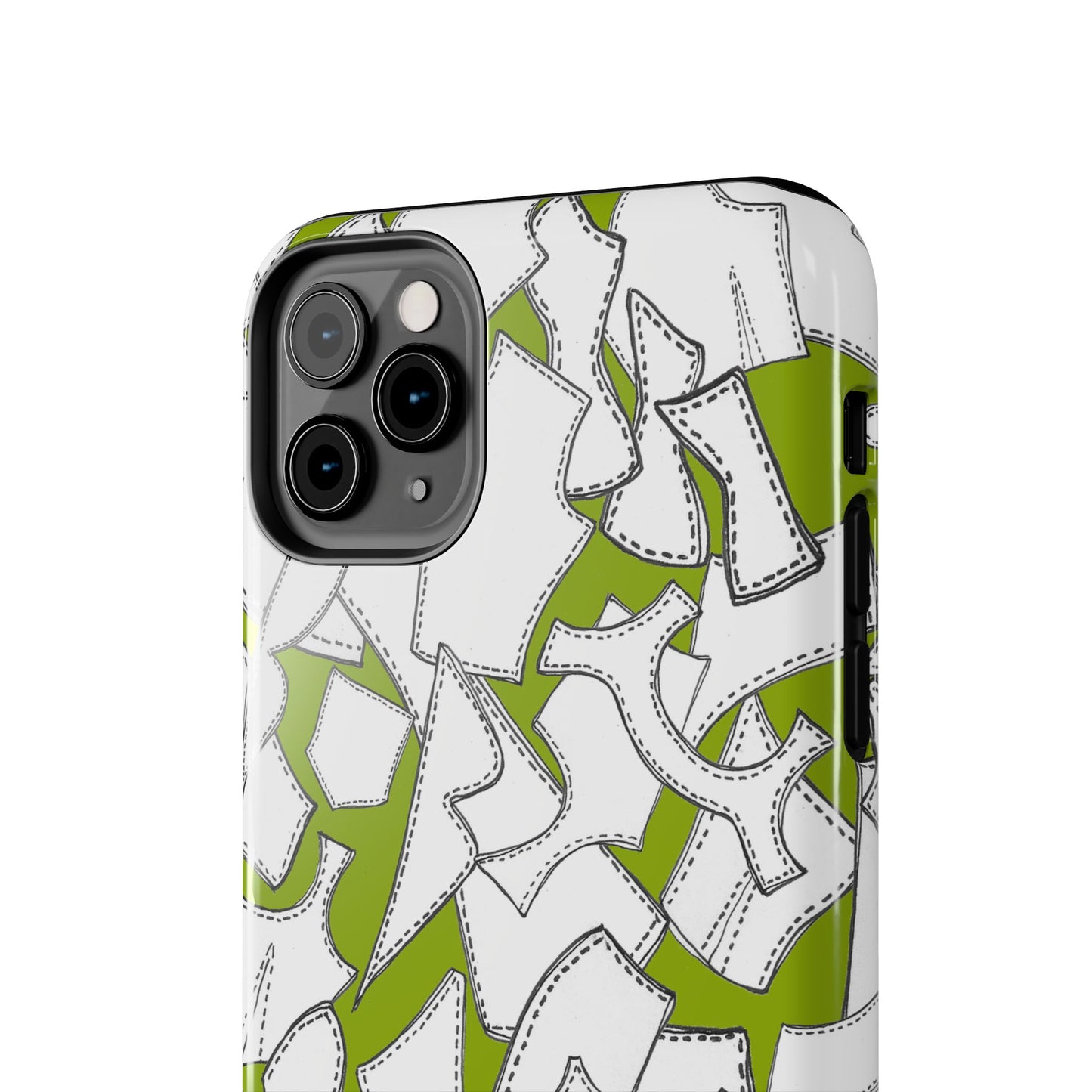 Pattern Pieces Chartreuse Phone Case