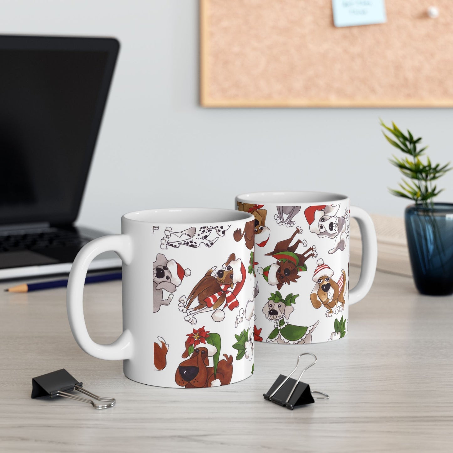 Doggie Toss White Cup