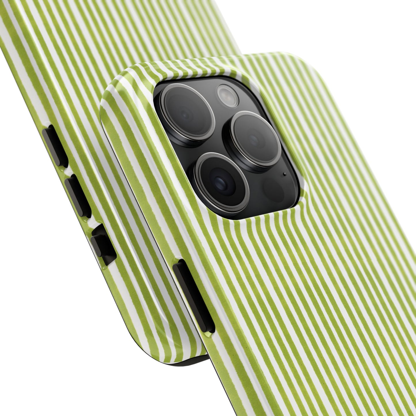 Lazy Stripe Lime Phone Case