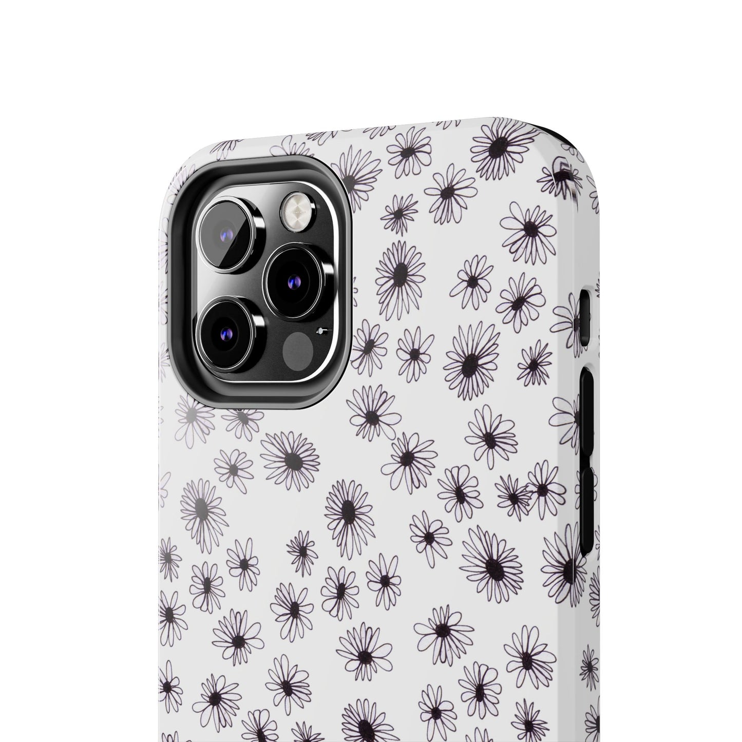 Random Daisy White / Black Phone Case