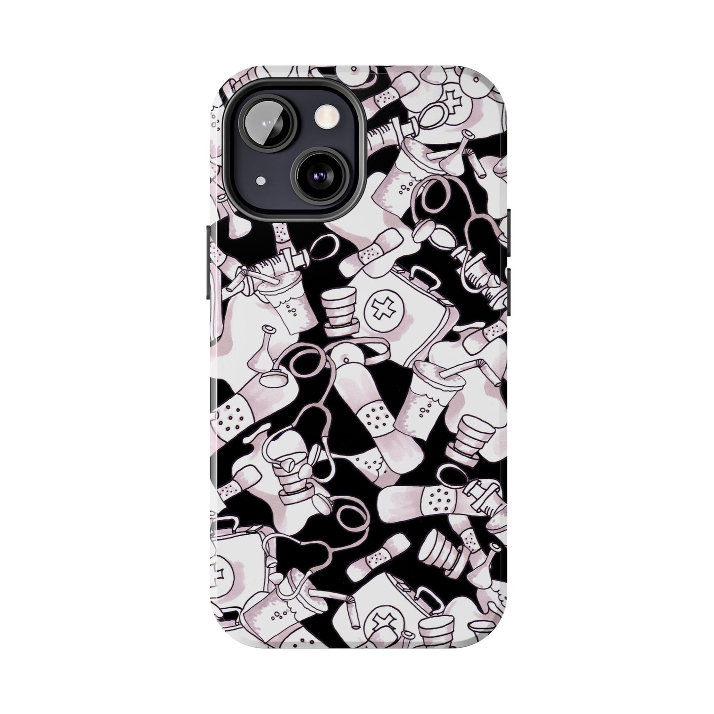Med Stuff Black Phone Case