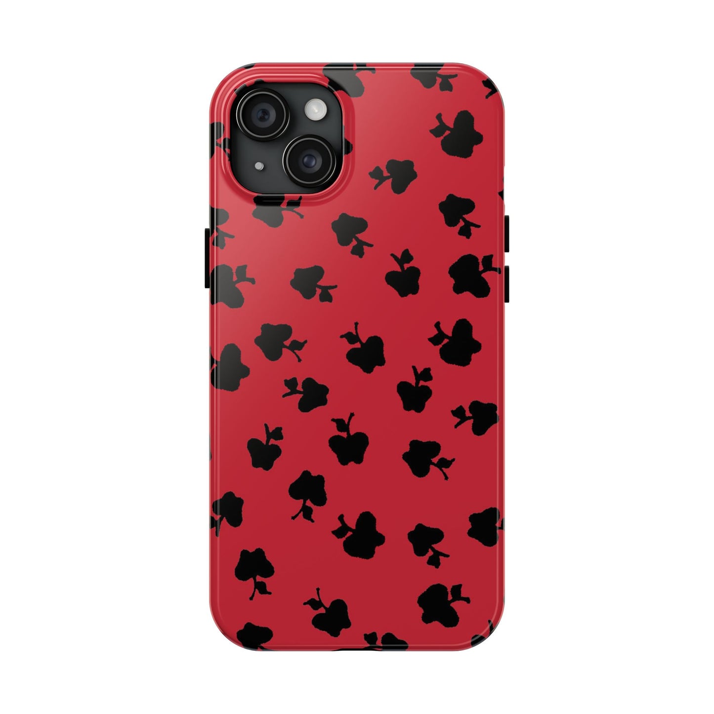 Happy Apples Red / Black Phone Case