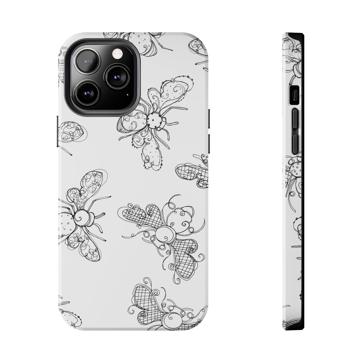 Busy Bees White Phone Case