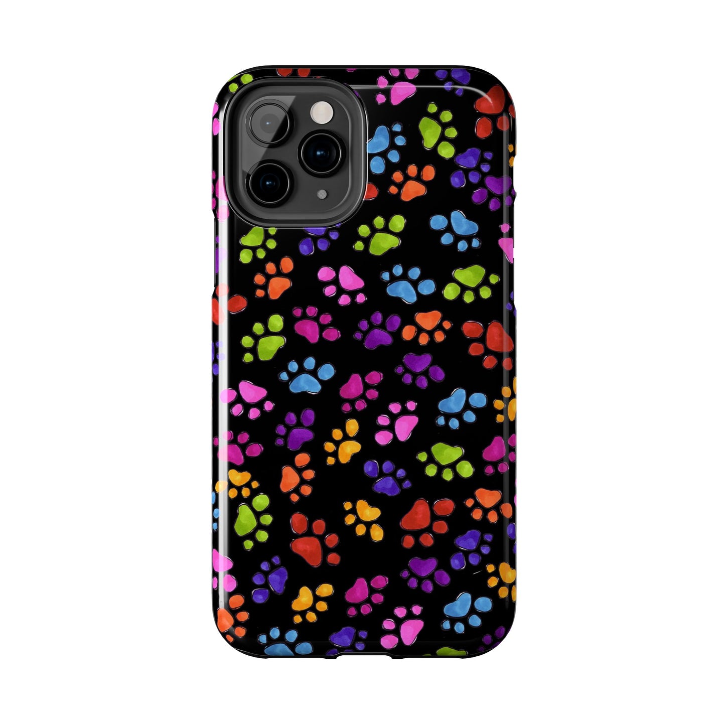 Fancy Paws Black Phone Case