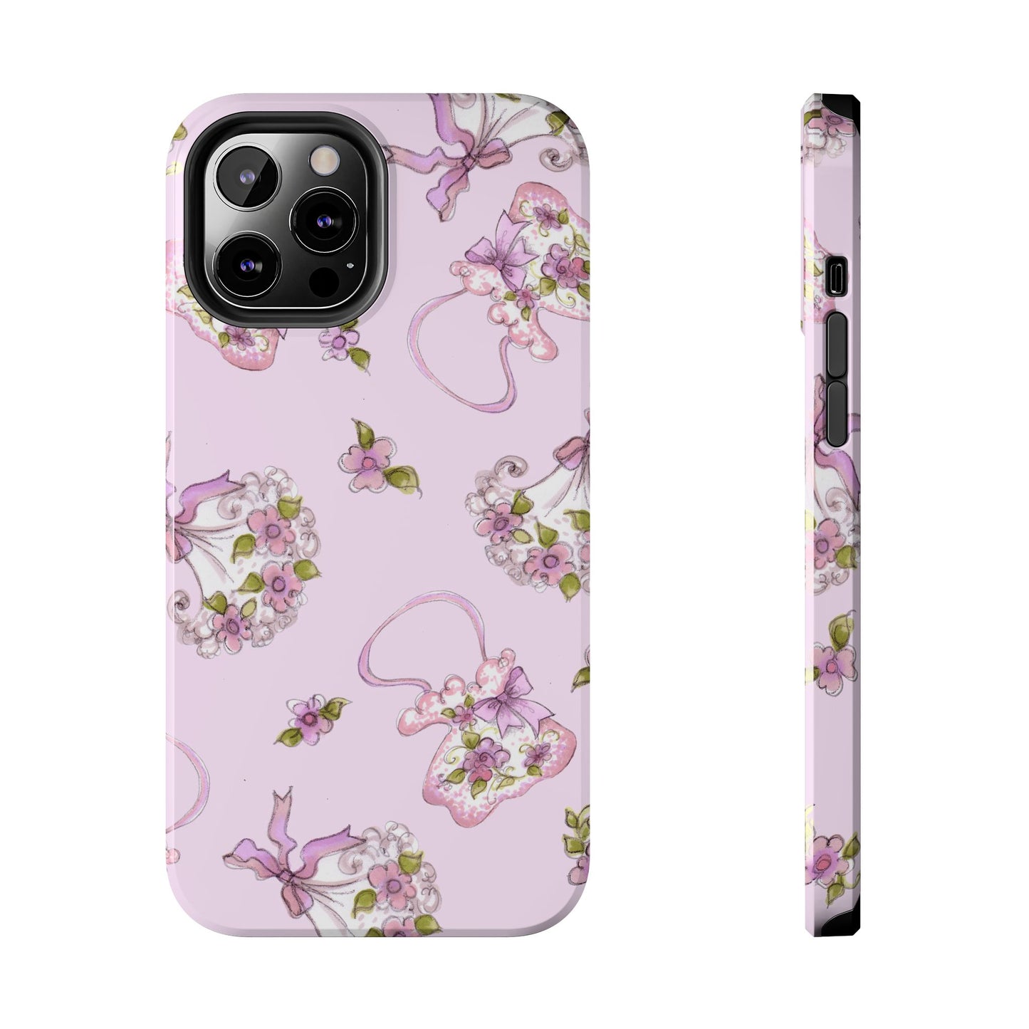Flower Model Hand Bag Phone Case