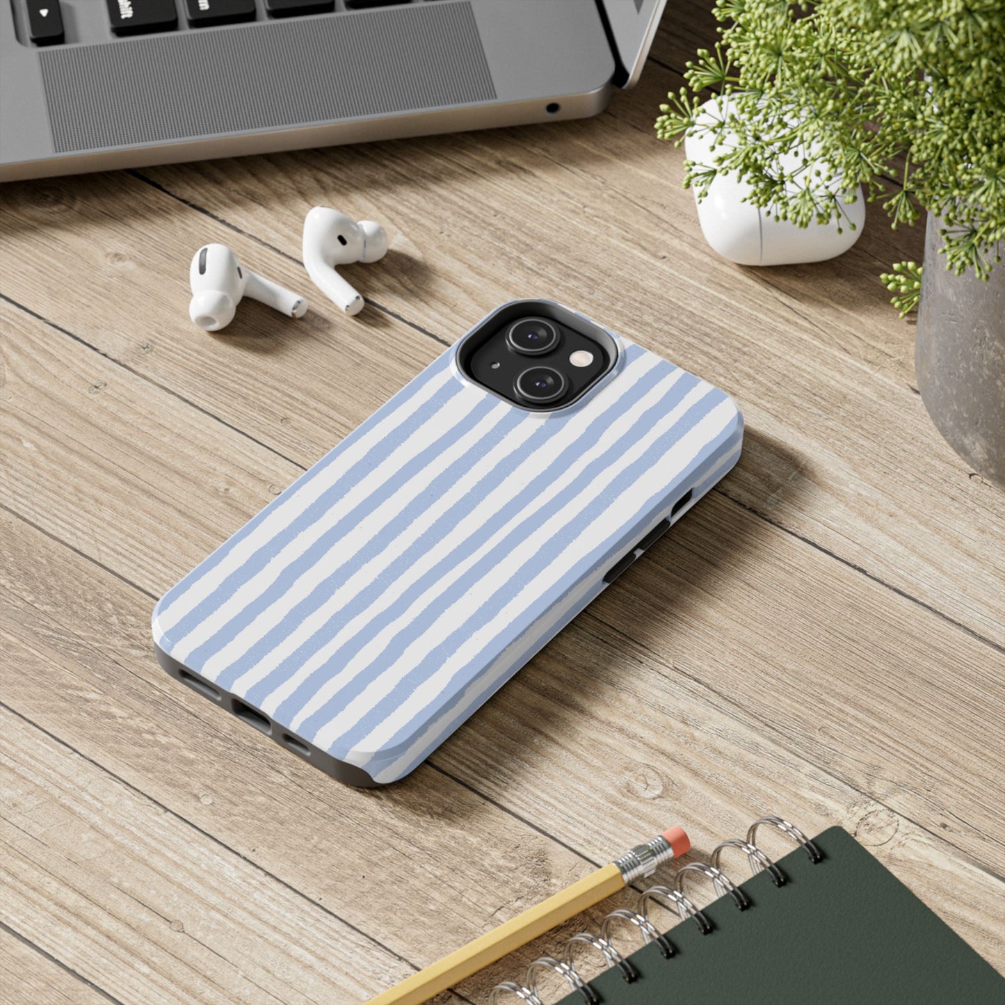 Stout Stripe Blue Phone Case