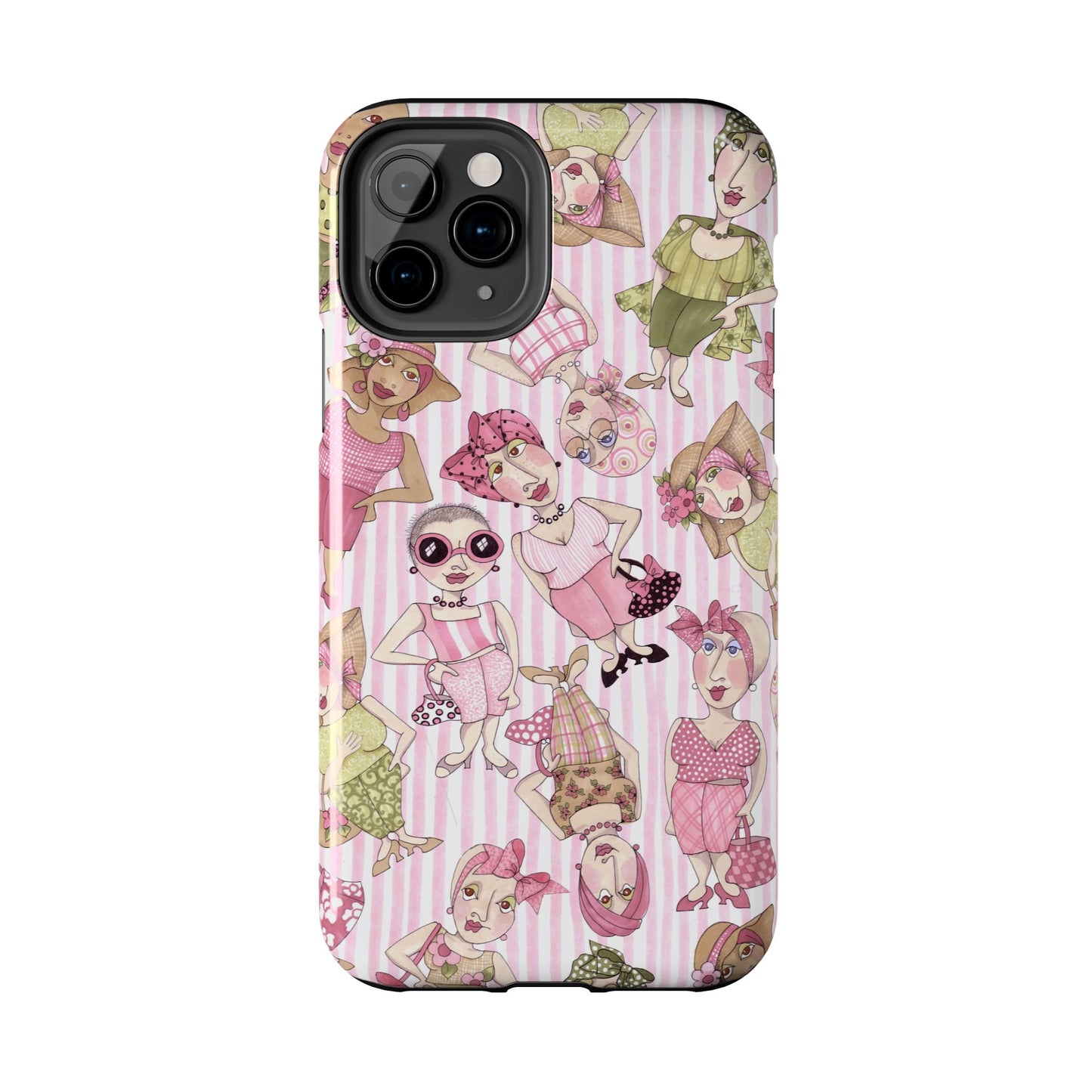 Tossed Ladies Pink Phone Case