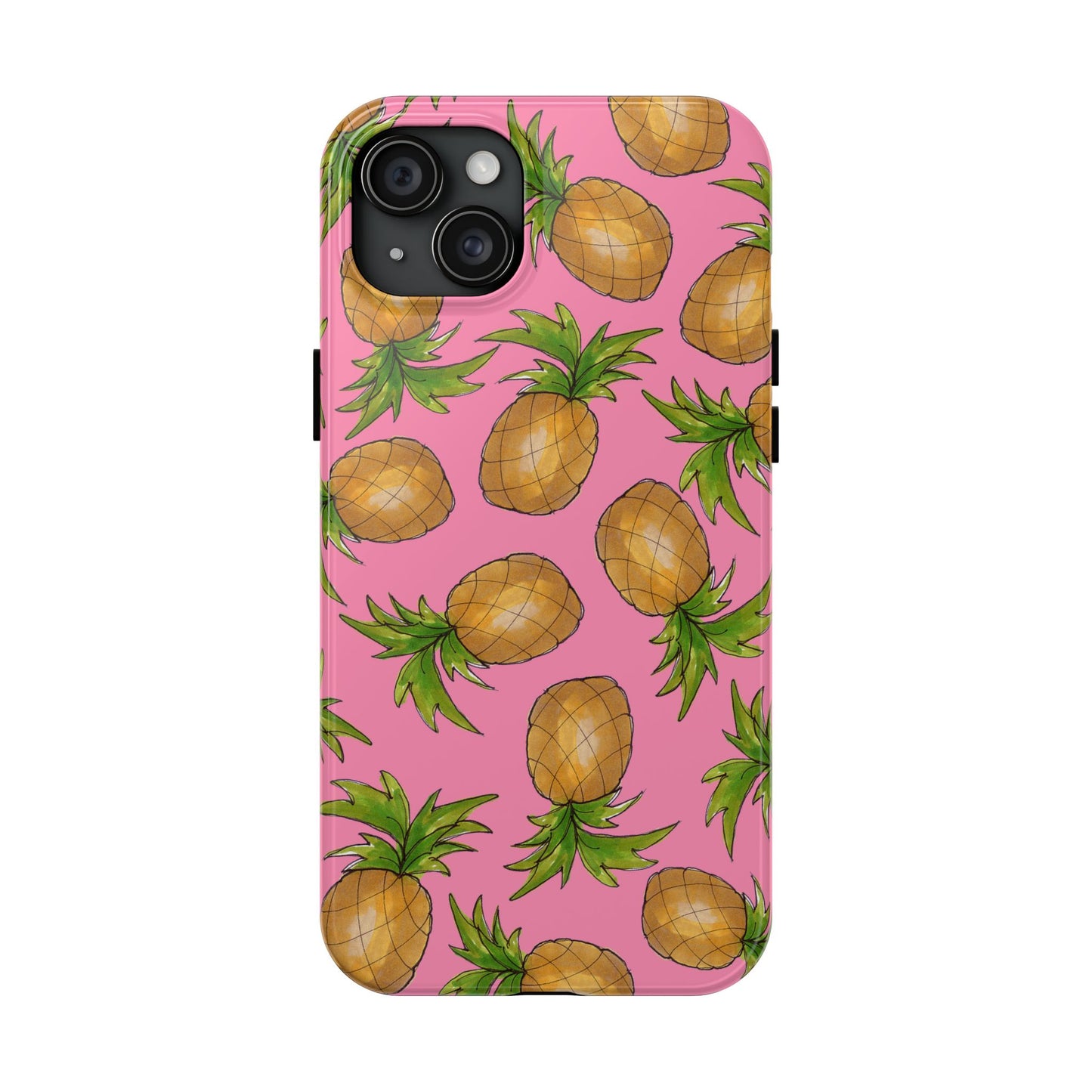Pineapple Toss Pink Phone Case