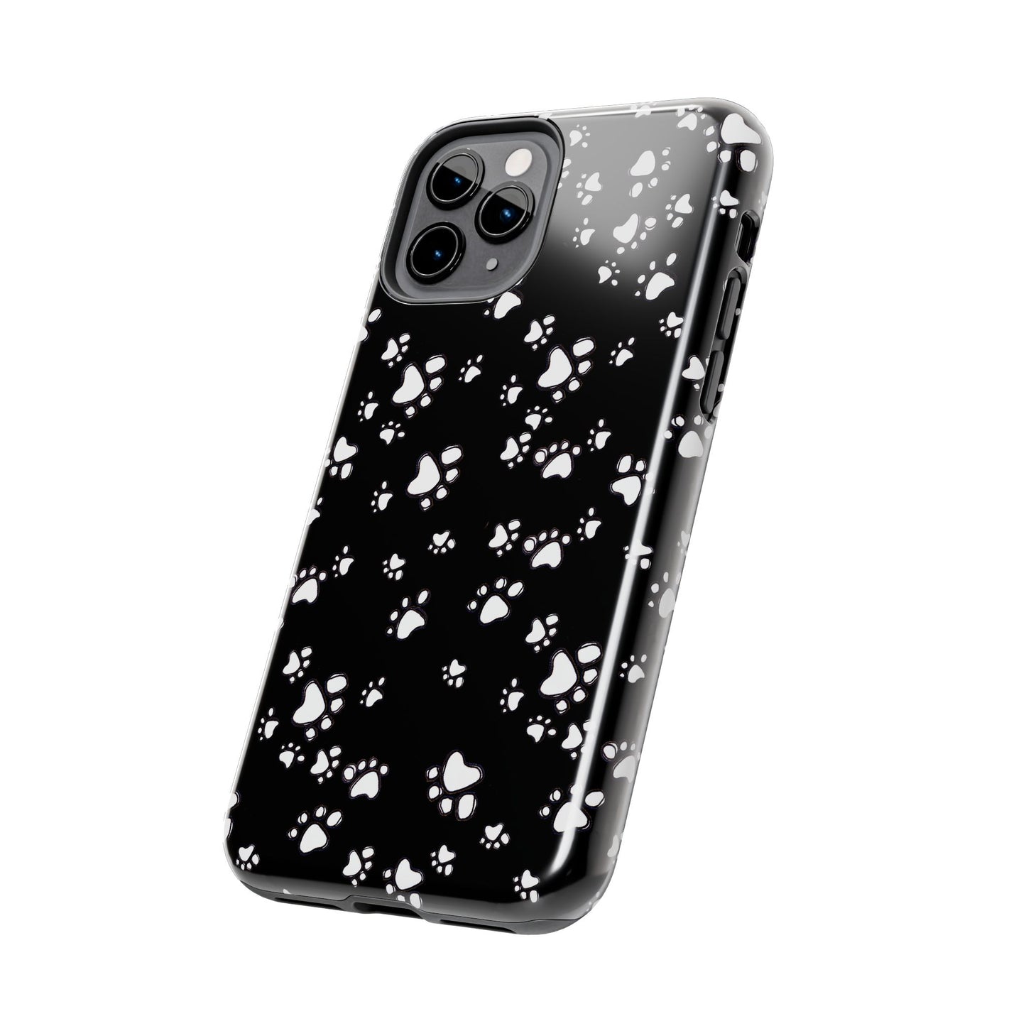 Paw Flakes Black Phone Case