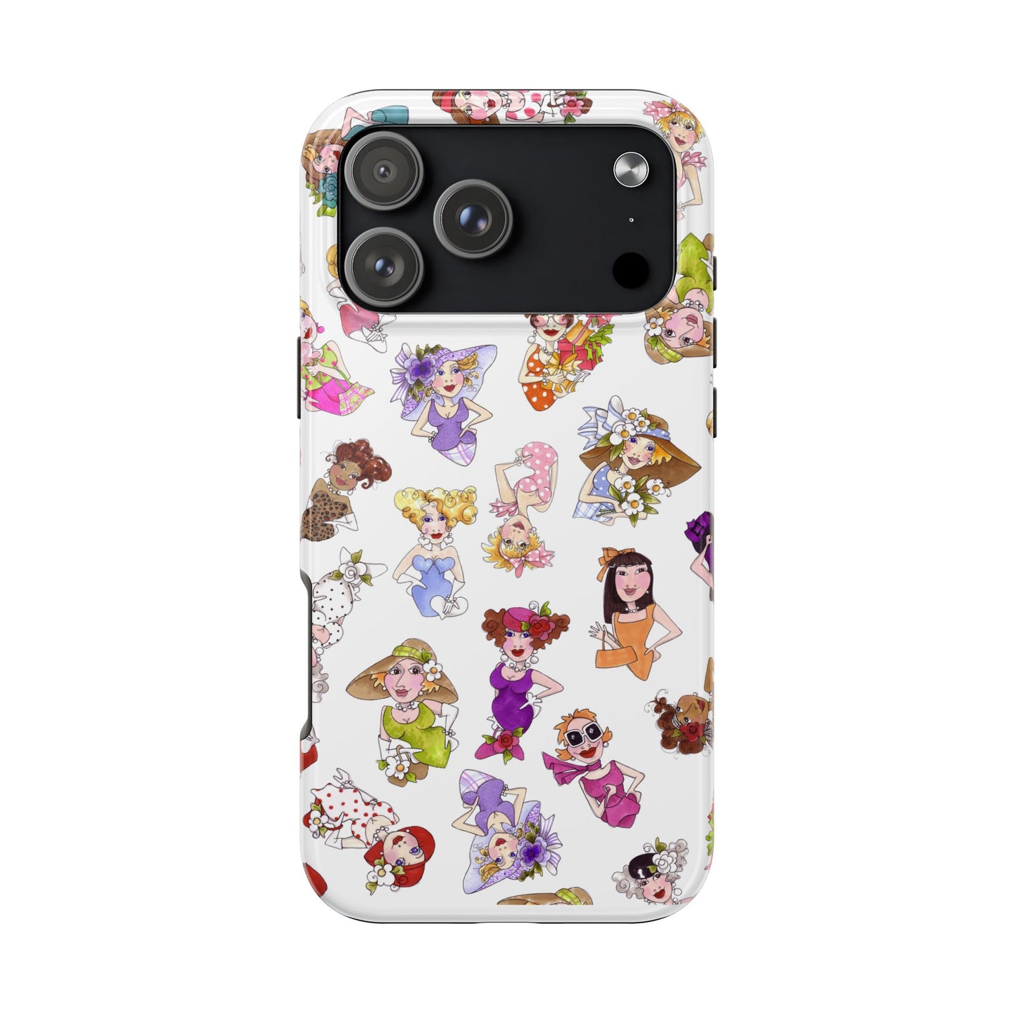 Fast Women Tossed White Phone Case