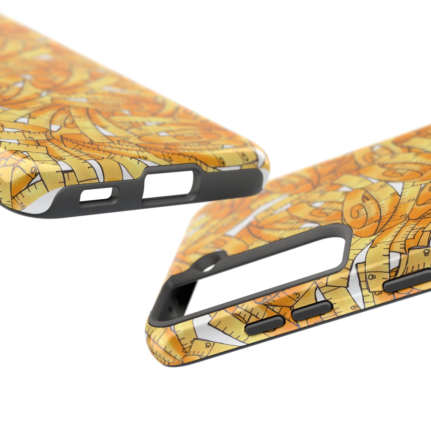 Tape Storm White / Yellow Phone Case