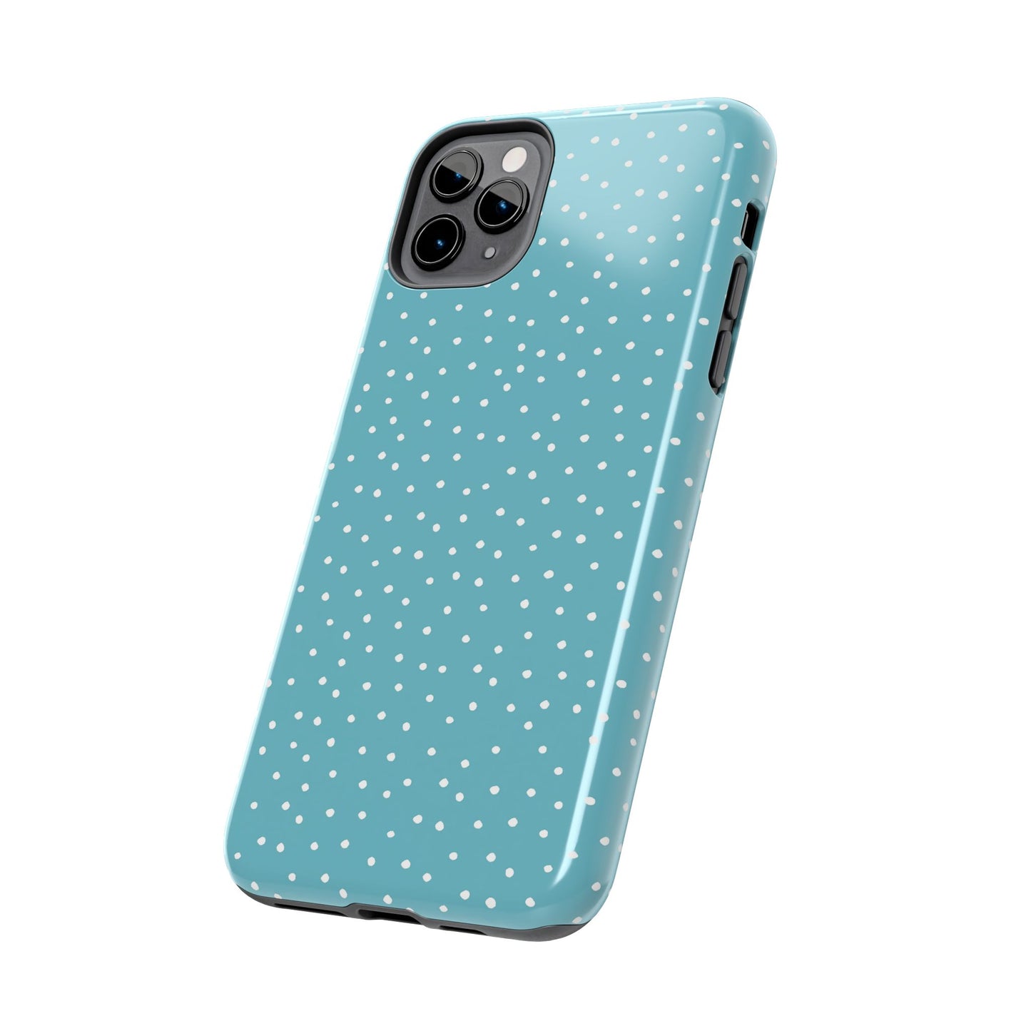 Dinky Dots Turquoise / White Phone Case
