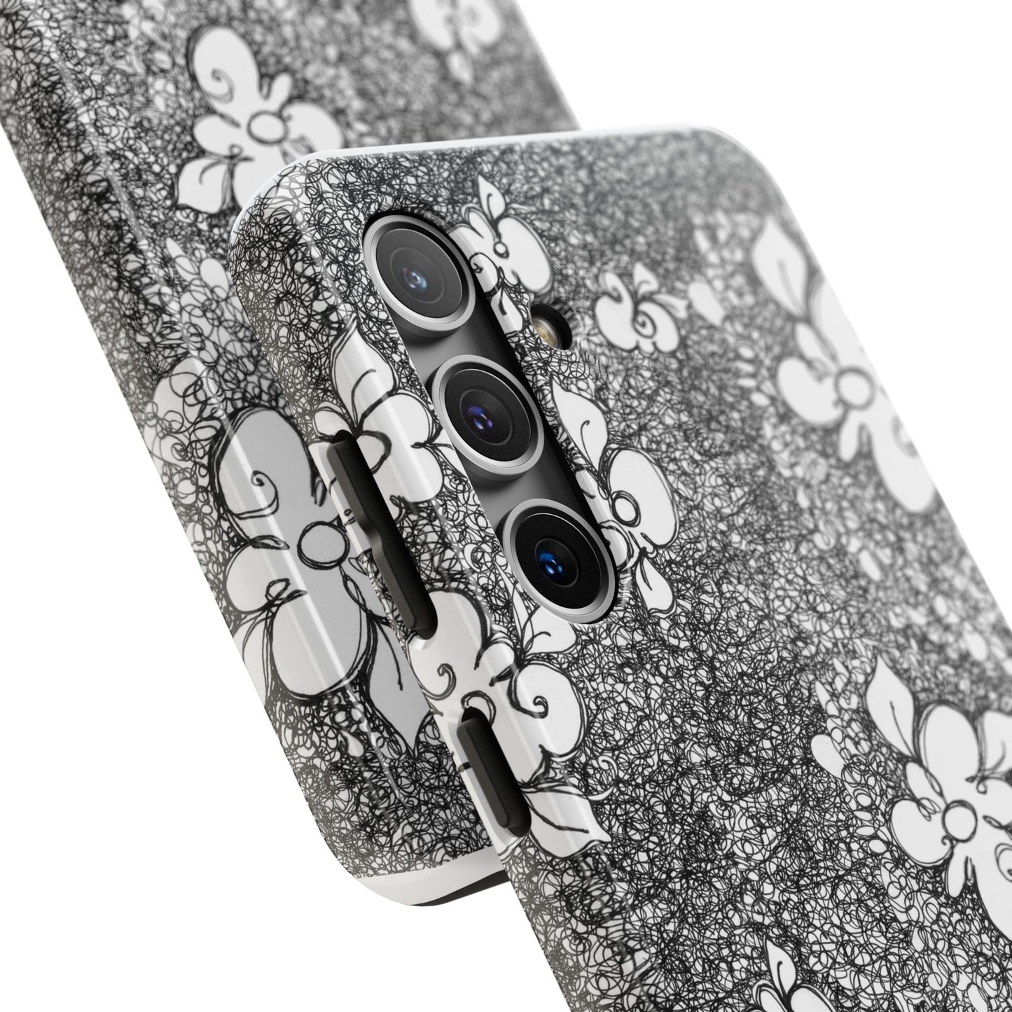 Flower Scribbles Phone Case