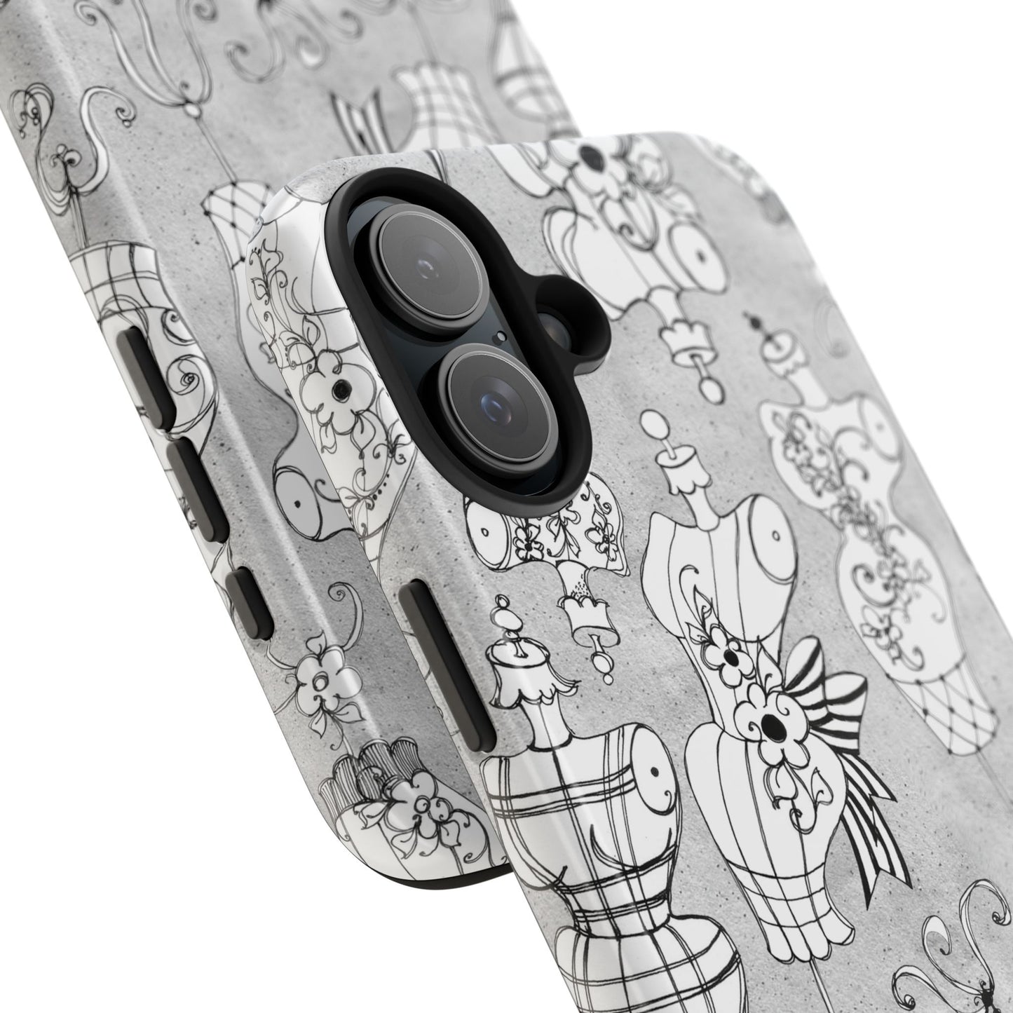 Mannequineque Silver Phone Case