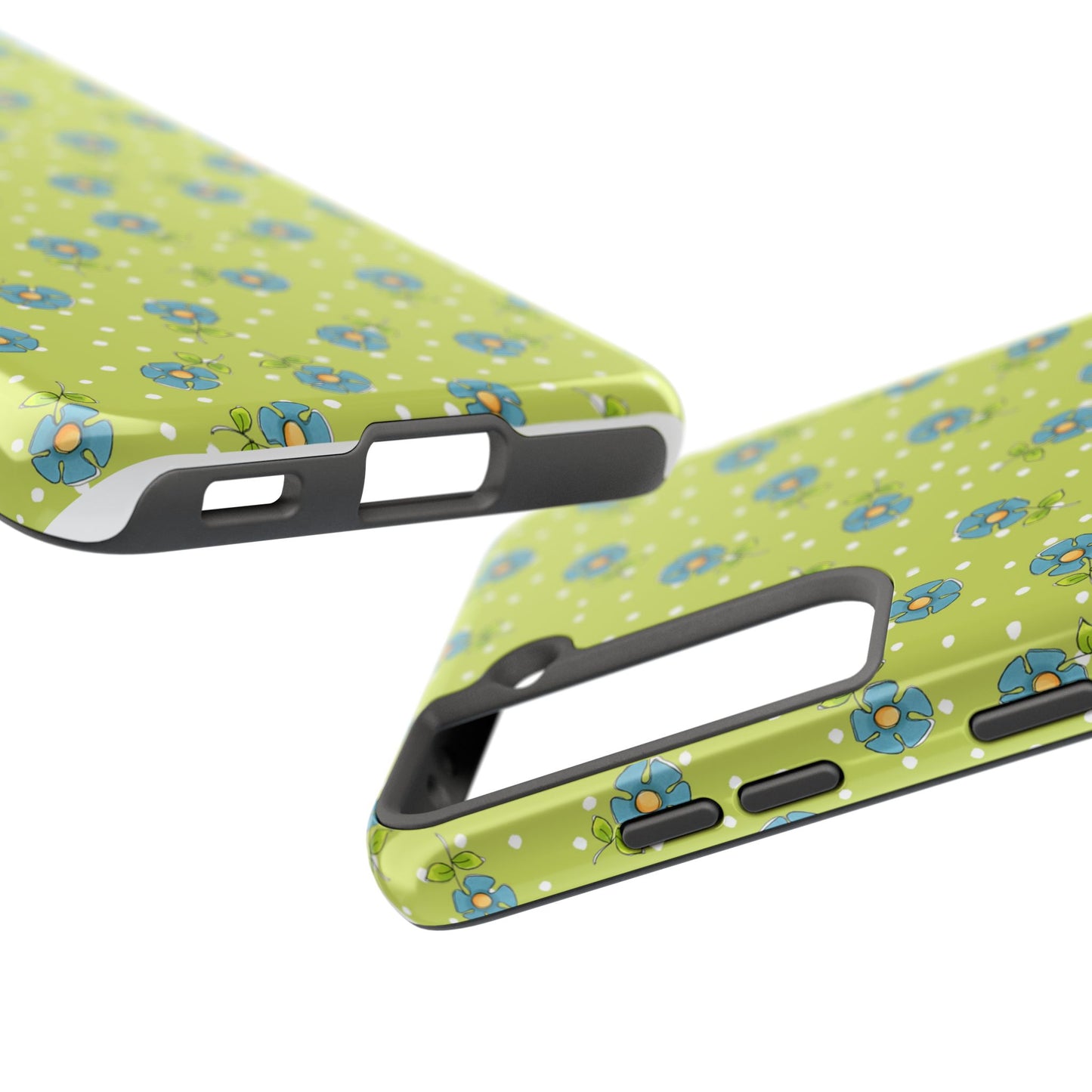 Daisy Dots Green Phone Case