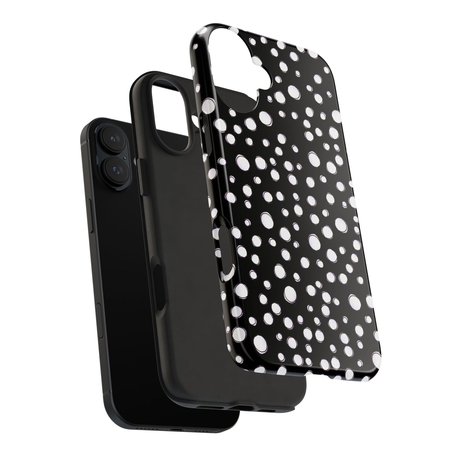 Pot Dots Black Phone Case