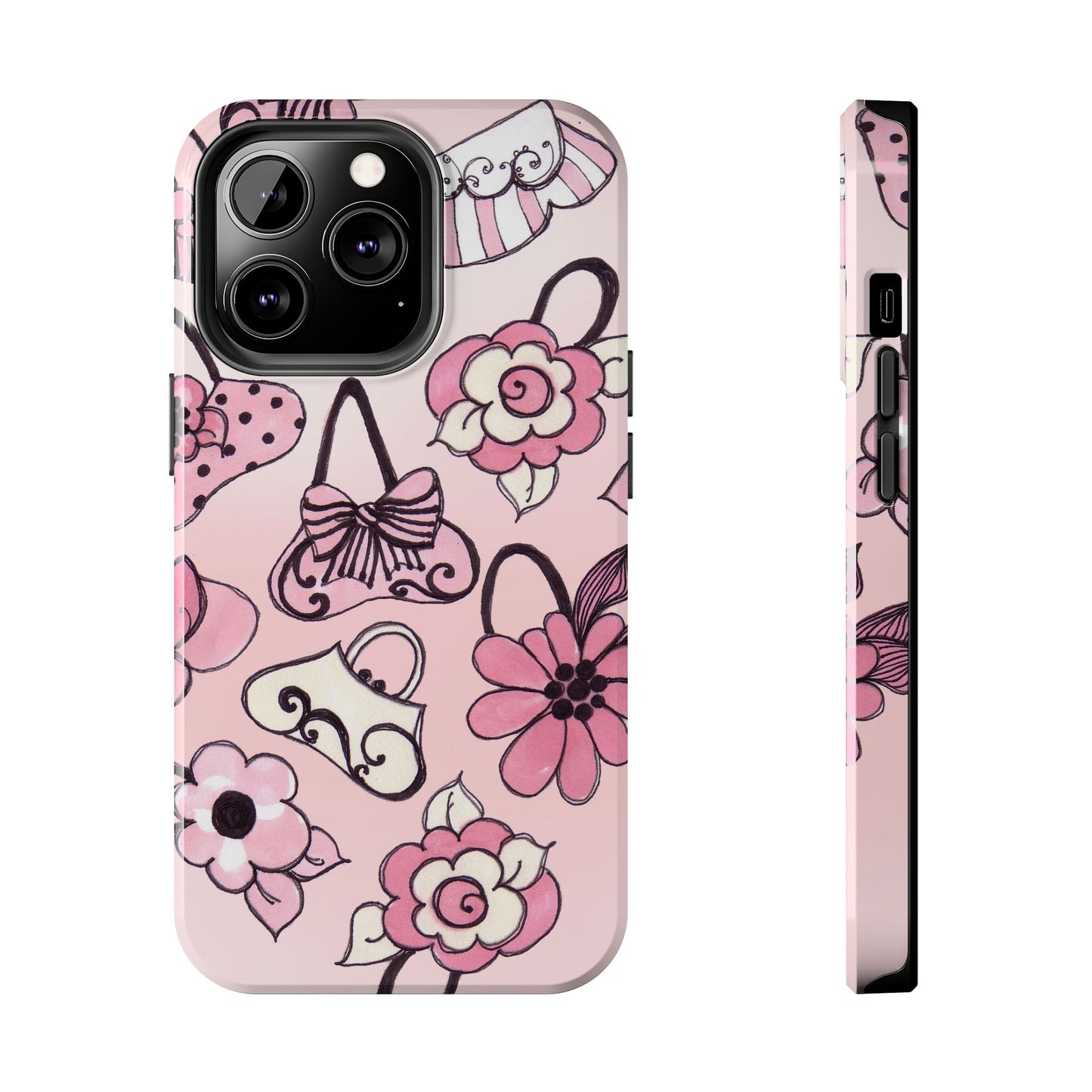 Cat Bags Pink Phone Case