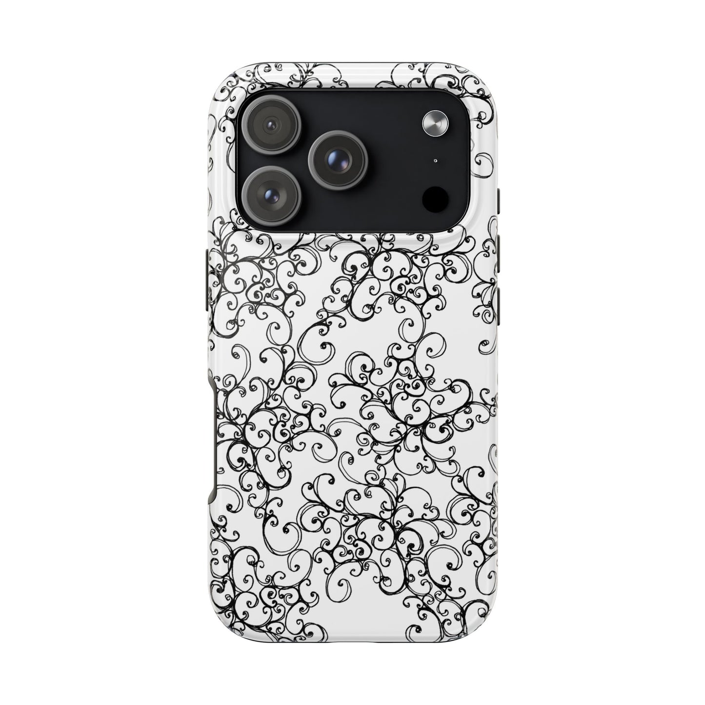 Poodle Scroll Phone Case