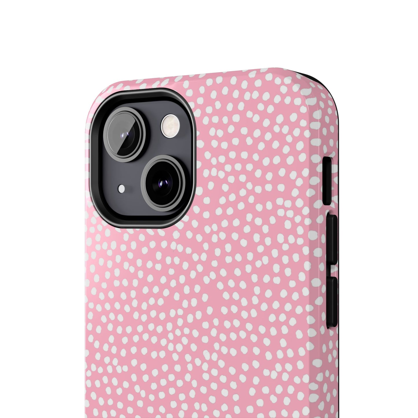 Bitty Dots Pink / White Phone Case