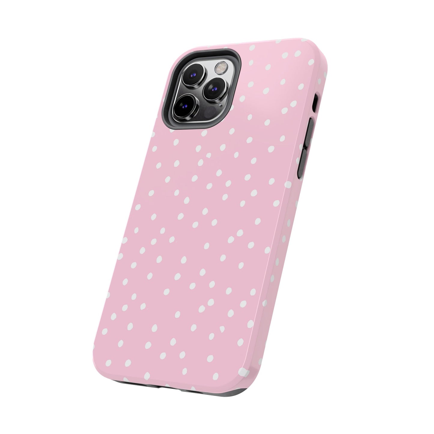 Space Dots Pink / White Phone Case