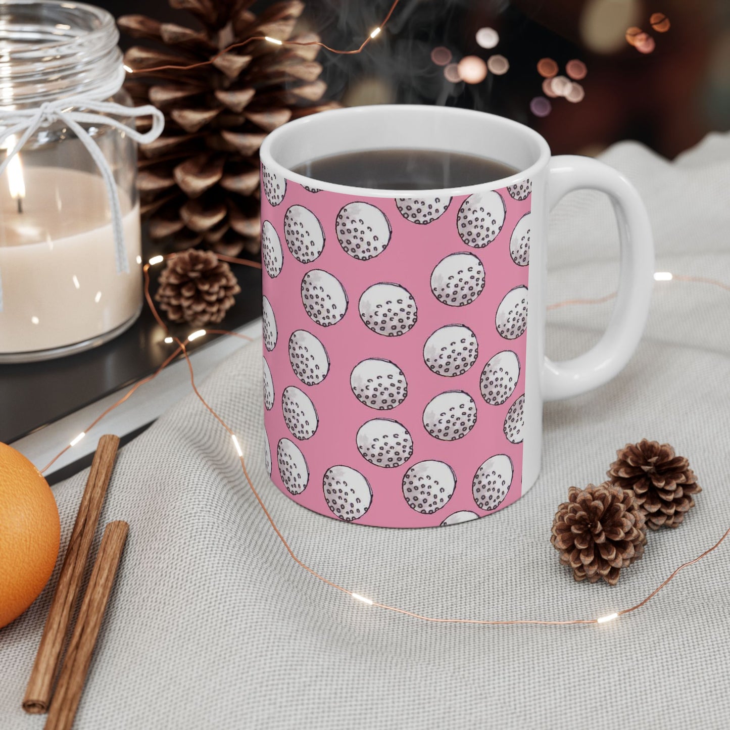 Ball Dots Pink Cup