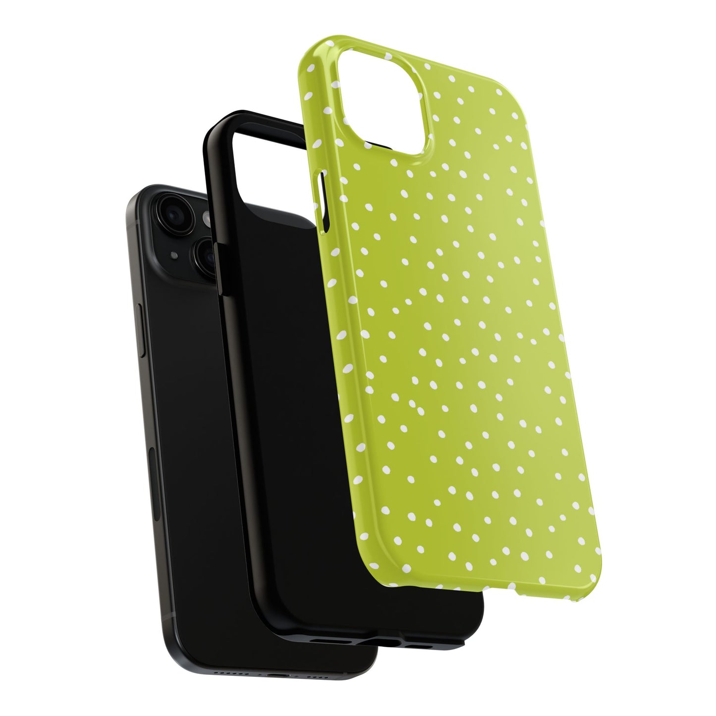 Dinky Dots Green / White Phone Case