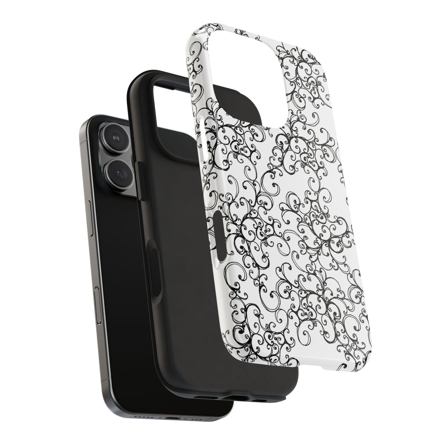 Poodle Scroll Phone Case