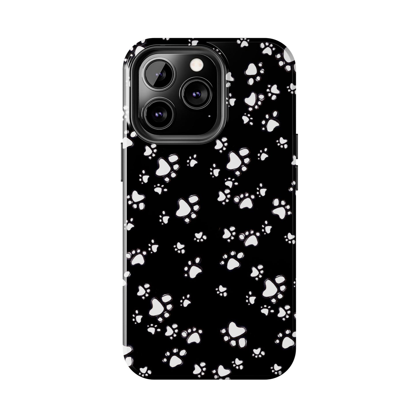 Paw Flakes Black Phone Case