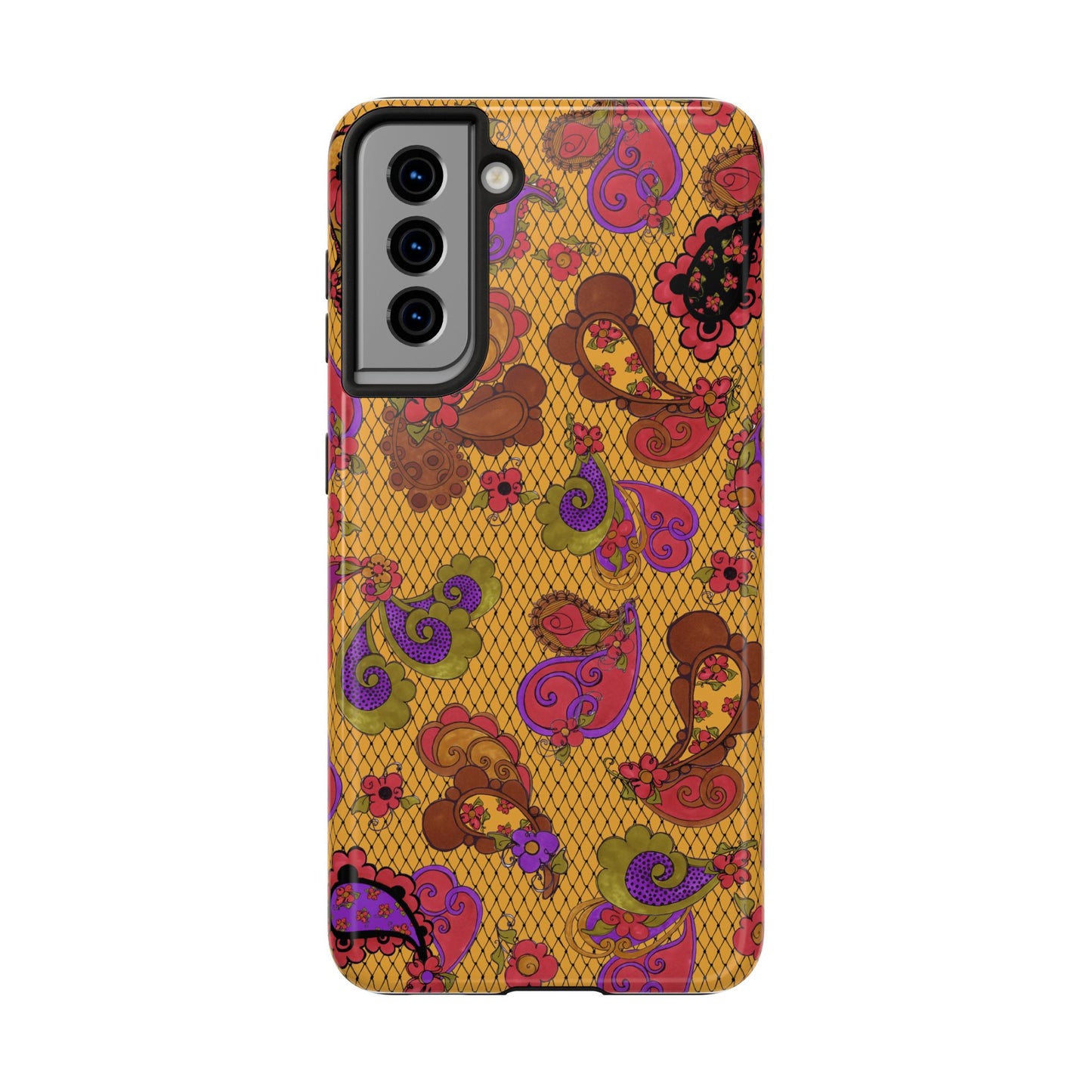 Posie Paisley Gold Phone Case