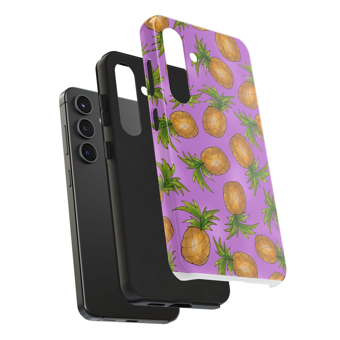 Pineapple Toss Lilac Phone Case