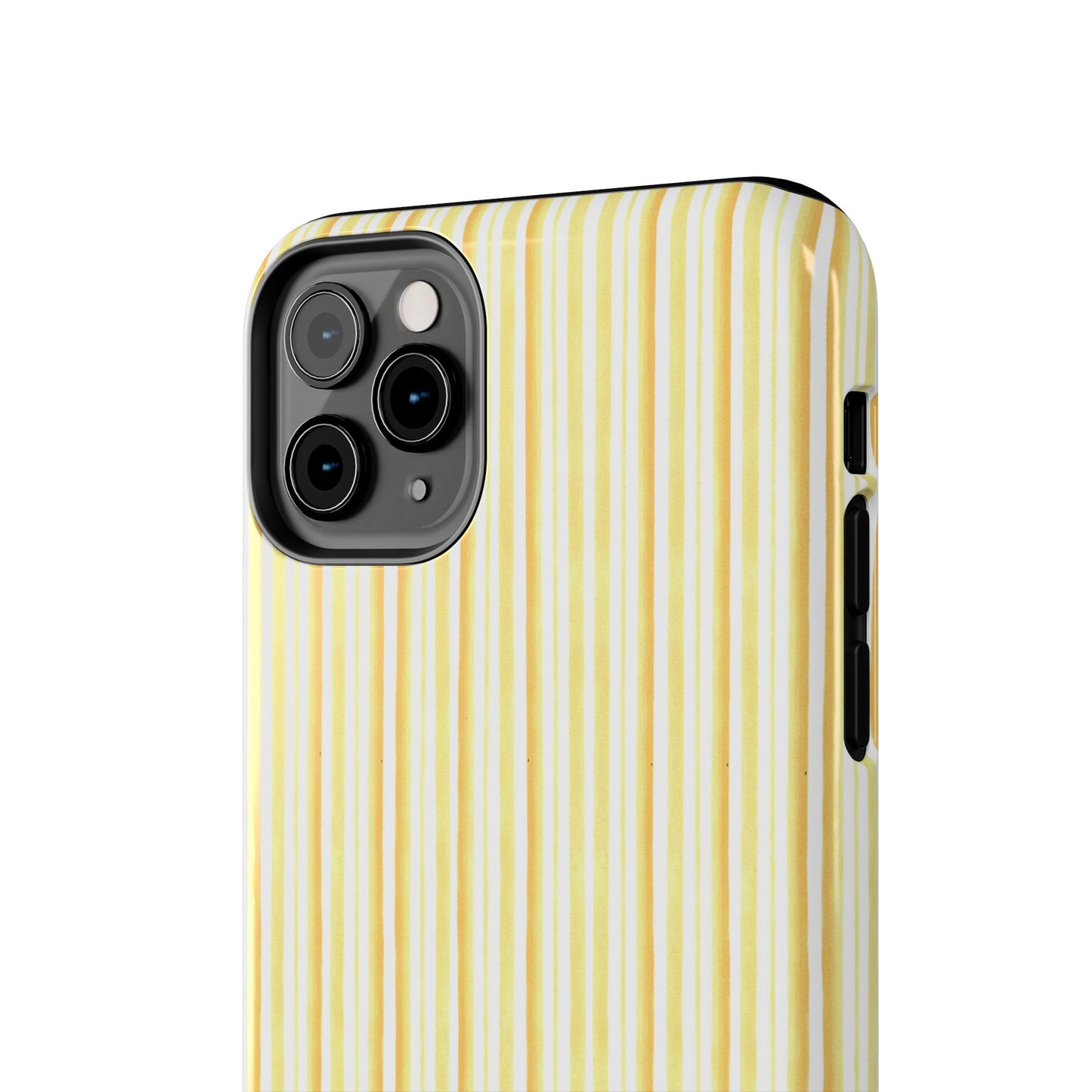 Tri Stripe Yellow Phone Case
