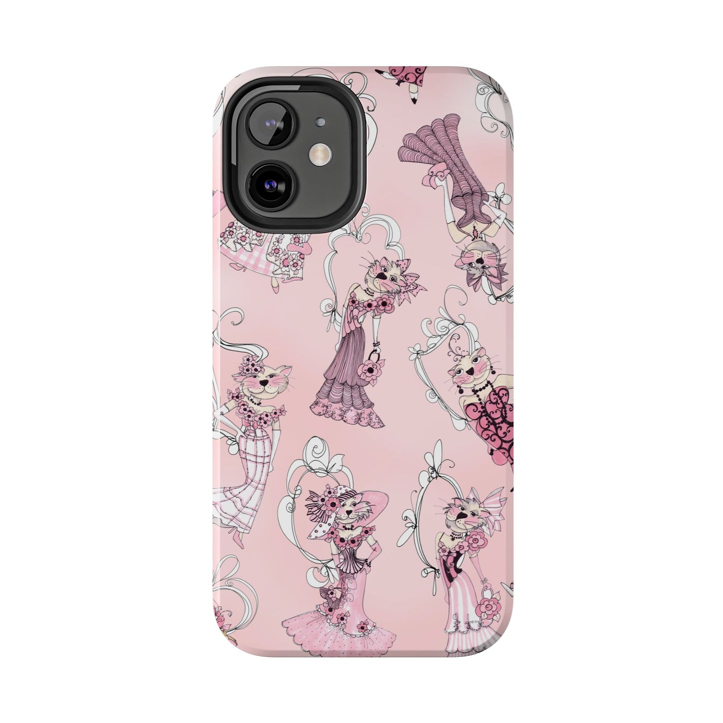 Lady Cats Tossed Phone Case
