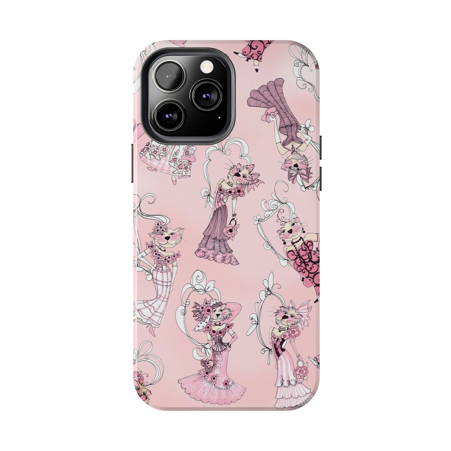 Lady Cats Tossed Phone Case