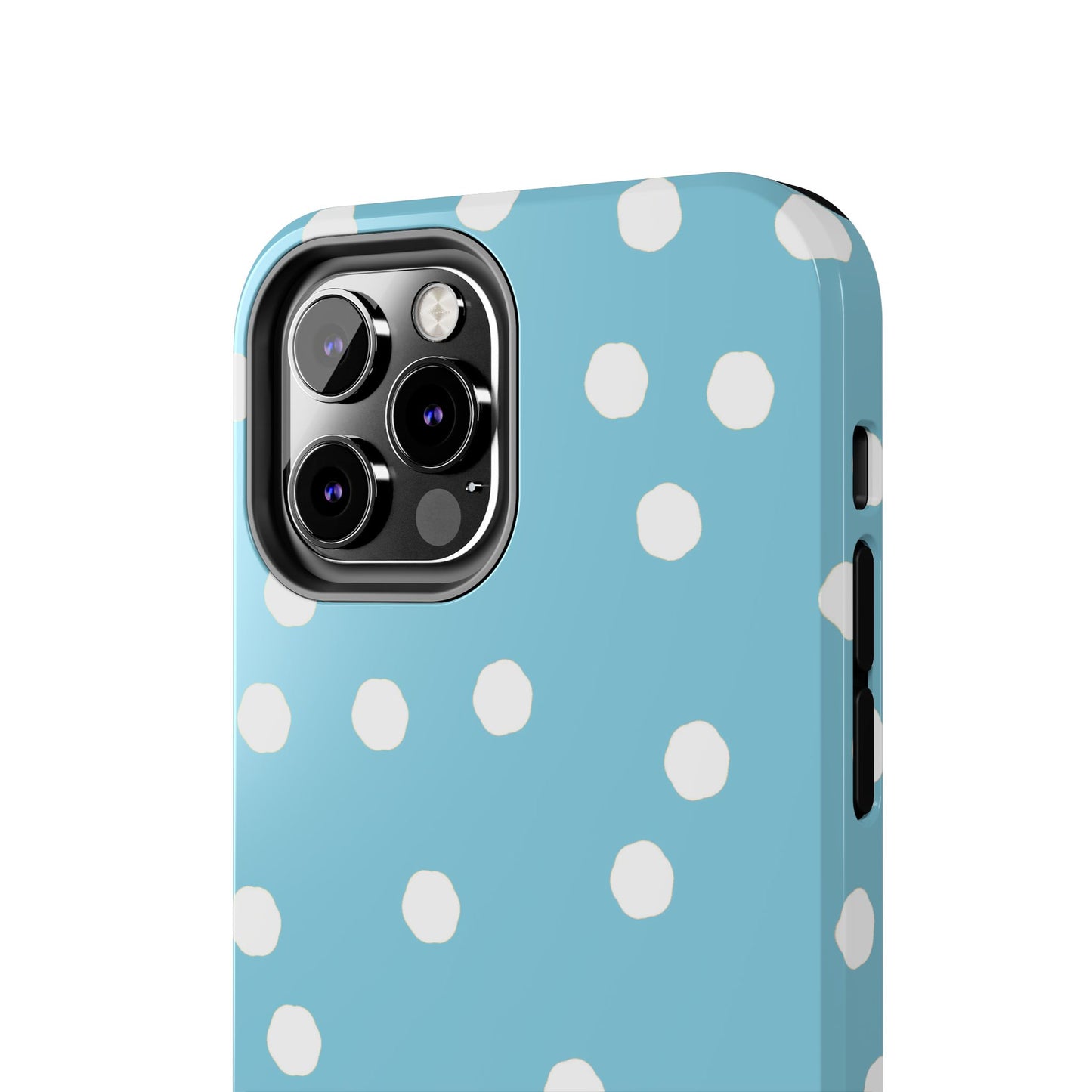 Jumbo Dots Turquoise / White Phone Case