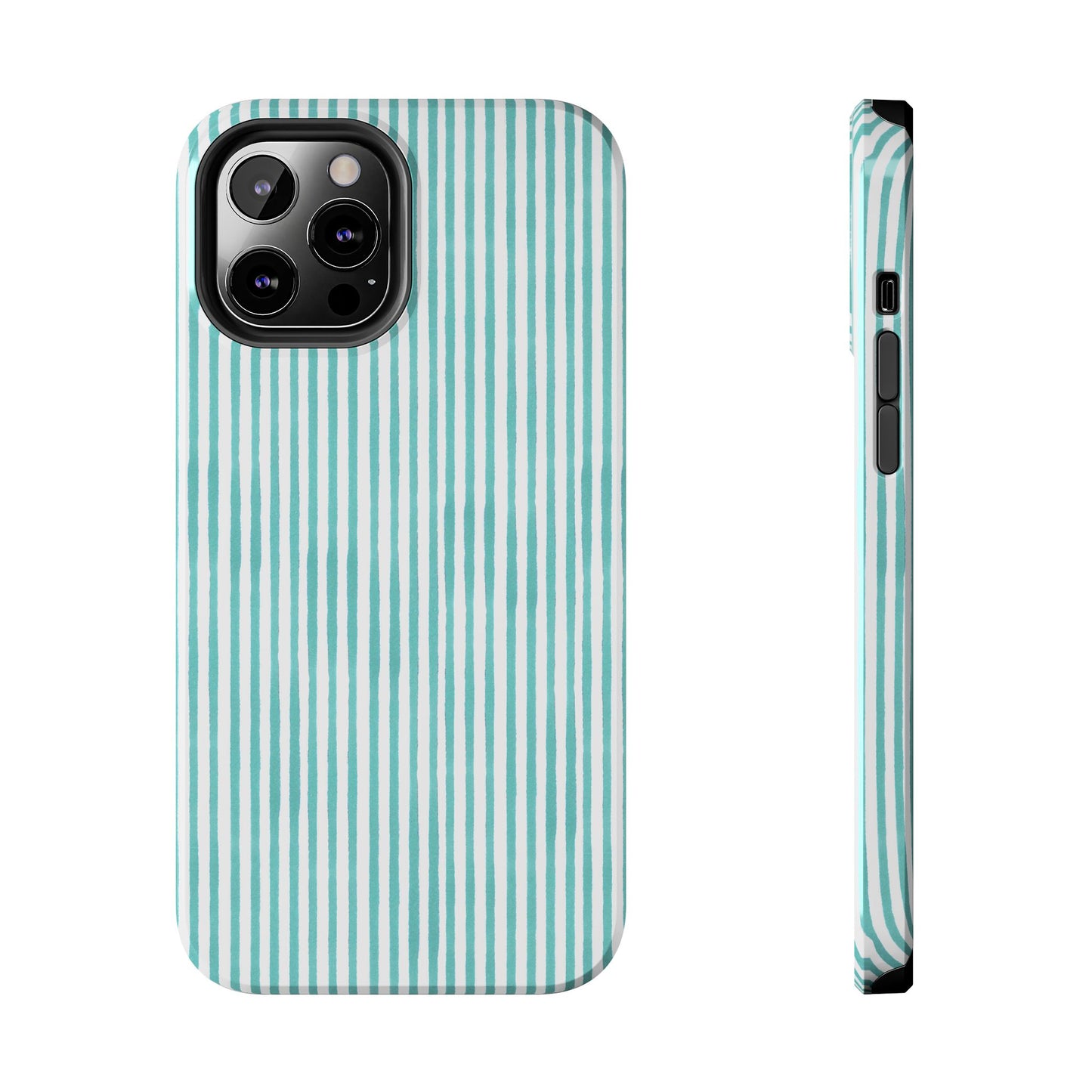 Lazy Stripe Turquoise Phone Case