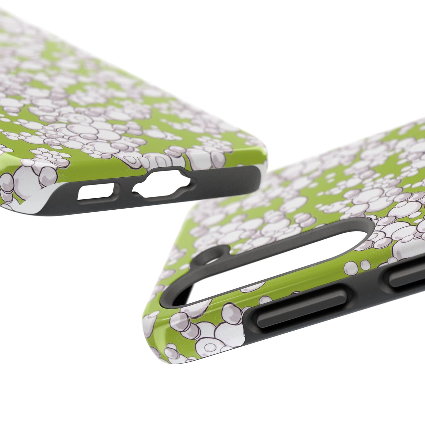 Bubble Dots Green Phone Case