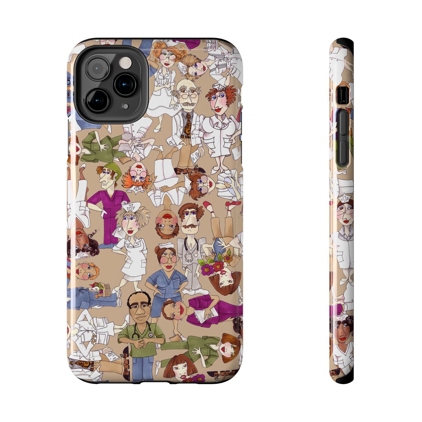 Diverse Nurse Khaki Phone Case