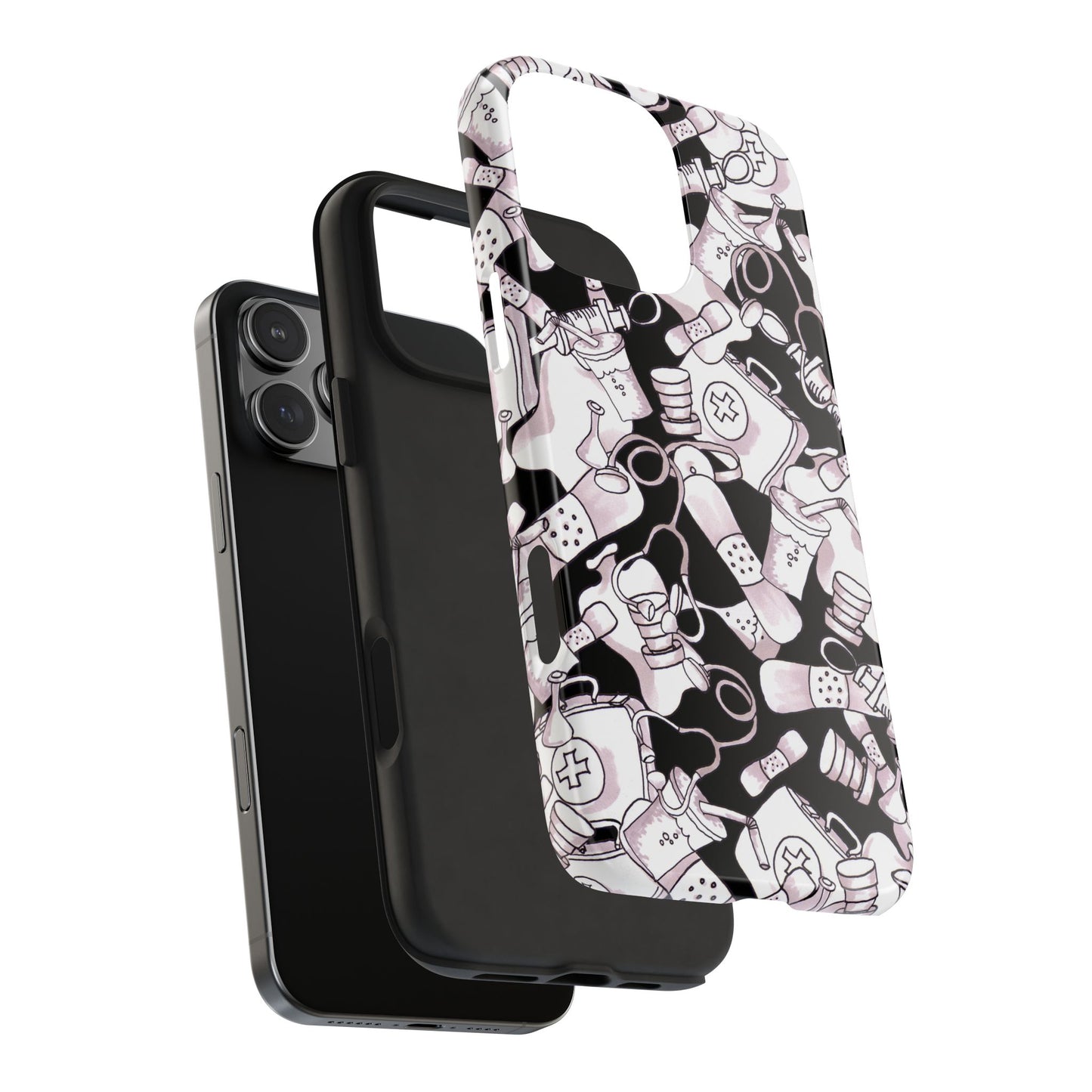 Med Stuff Black Phone Case